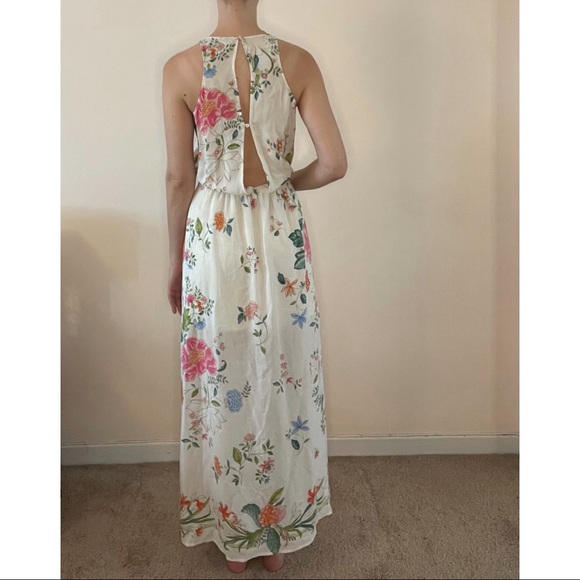 Club Monaco Chelsea silk flower maxi dress - Picture 8 of 8